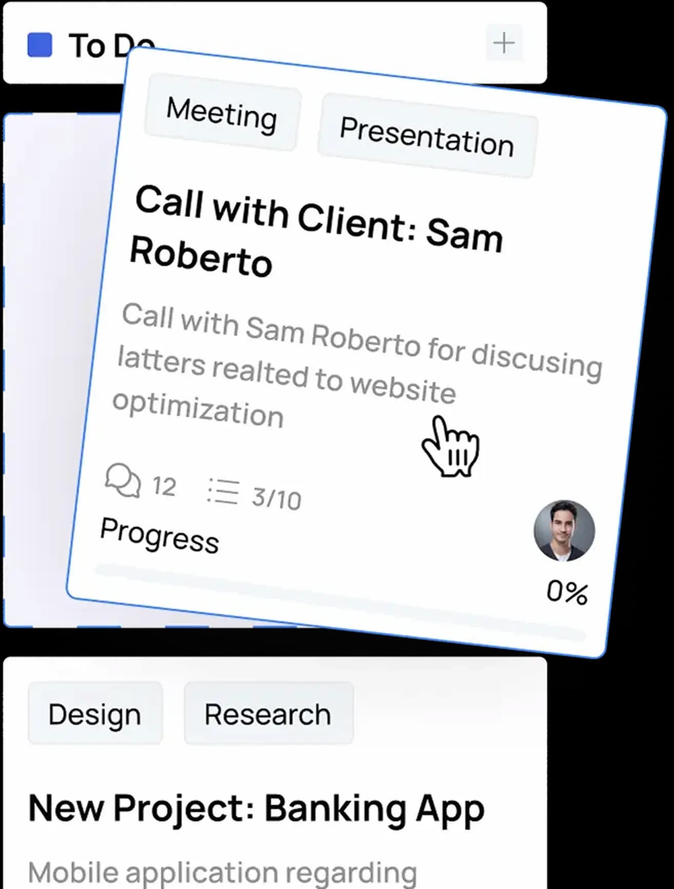 Custom sales form on a tablet